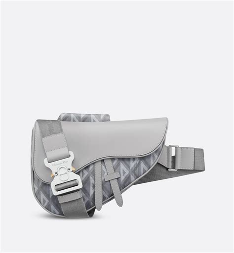 dior gray cd diamond canvas and smooth calfskin|Saddle Bag Dior Gray CD Diamond Canvas and Dior Gray .